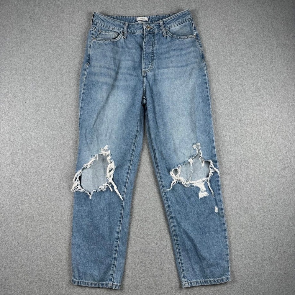 Forever 21 Jeans Womens 28 Premium Light Wash Distressed Ripped